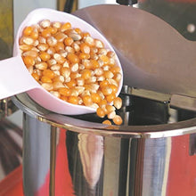 Load image into Gallery viewer, Nostalgia KPM200 2.5-Ounce Tabletop Kettle Popcorn Maker, Makes 10 Cups With Kernel &amp; Oil Measuring Spoons and Scoop, Perfect for Birthday Parties, Movie Nights, Main, White/Red