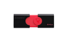 Load image into Gallery viewer, Kingston Digital DT106/64GB USB 3.0 DataTraveler 106 Flash Drive Type-A USB Memory Stick backwards compatible with 2.0 USB up to 100 MB/s