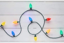 Load image into Gallery viewer, Home Accents Holiday 2-Sets of 50-Light Multicolor LED C9 Light Set on Spool