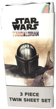 Load image into Gallery viewer, Jay Franco 3 Piece Twin Sheet Set Mandalorian