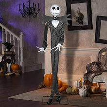 Load image into Gallery viewer, Gemmy 6&#39;4 Tall Life Sized Animated Jack Skellington Disney Halloween Prop