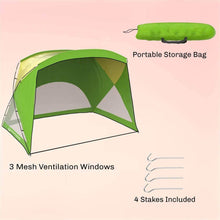 Load image into Gallery viewer, Trademark Global Beach Tent Sun Shelter in Green