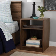 Load image into Gallery viewer, Mainstays Nightstand, Canyon Walnut