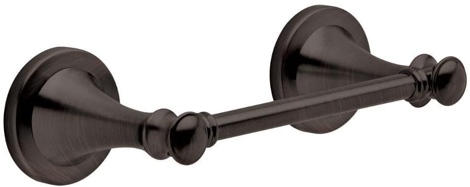 Delta Silverton Pivoting Toilet Paper Holder in SpotShield Venetian Bronze