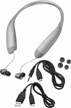 Load image into Gallery viewer, Insignia Wireless In-Ear Behind-the-Neck Noise Canceling Headphones (NS-CAHBTEBNC-S) Silver - Pre-Owned