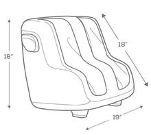 Load image into Gallery viewer, Human Touch Reflex-4&quot; Foot &amp; Calf Shiatsu Massager with Patented Figure-8 Technology