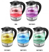 Load image into Gallery viewer, Kalorik Digital w Lights LED Water Kettle, 1 EA, Black