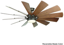 Load image into Gallery viewer, Home Decorators Collection Trudeau 60 in. LED Espresso Bronze Ceiling Fan