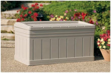 Load image into Gallery viewer, Suncast DB9750 Extra Large Deck Box with Seat, Taupe