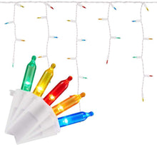 Load image into Gallery viewer, Home Accents Holiday 300 Light Super Bright Multi-Color LED Smooth Mini Constant On Icicle Light (Set of 2)