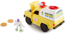 Load image into Gallery viewer, Fisher-Price Imaginext Toy Story Buzz Lightyear &amp; Pizza Planet Truck