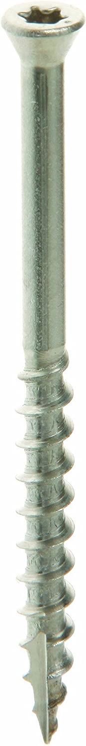 Grip Rite Prime Guard MAXS62762 Type 17 Point Trim Head Screw Number 7 by 1-5/8-Inch T15 Star Drive, Stainless Steel, 1-Pound Tub