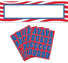 Load image into Gallery viewer, Patriotic Party Personalized Giant Sign Banner Set