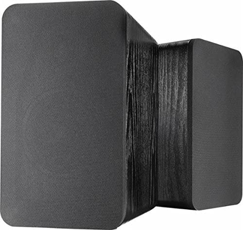 Insignia - Powered Bookshelf Speakers (Pair) - Black