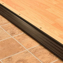 Load image into Gallery viewer, Adjustable 4-9/16&quot; Wide Aluminum and Hardwood Inswing Door Threshold - #99087