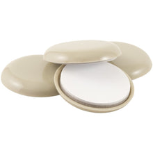 Load image into Gallery viewer, SuperSliders  Self-Stick Furniture Sliders for Carpeted Surfaces (4 Piece), 2-1/4" Round, Tan