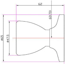 Load image into Gallery viewer, Design House 728287 Terrace Reversible Dummy Door Knob, Polished Brass Finish, 1