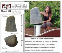 Load image into Gallery viewer, Dekorra 107-FS Rock Enclosure Model 107, Fieldstone