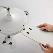 Load image into Gallery viewer, Hampton Bay North Pond 52 in. Matte White LED Ceiling Fan with Light Kit Works with Google Assistant and Alexa