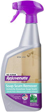 Load image into Gallery viewer, Rejuvenate Scrub Free Soap Scum Remover Non-Toxic Non-Abrasive Cleaning Formula - Spray and Rinse for Streak Free Finish on Glass, Ceramic Tile, Chrome, Plastic and More