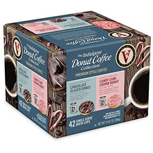 Load image into Gallery viewer, Donut Shop Variety Pack with Chocolate Glazed &amp; Candy Cane Crumb for K-Cup Keurig 2.0 Brewers, 42 Count, Victor Allen’s Coffee Single Serve Coffee Pods