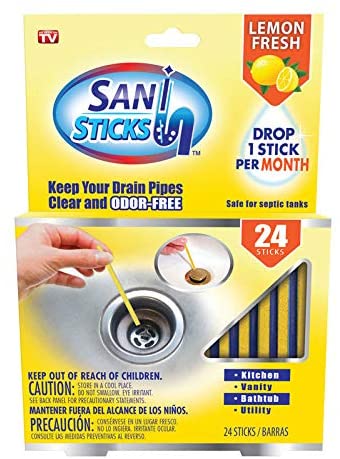 Drain Sani Stick Lmn24pk