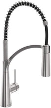 Load image into Gallery viewer, Glacier Bay Brenner Commercial Style Single-Handle Pull-Down Sprayer Kitchen Faucet in Stainless Finish