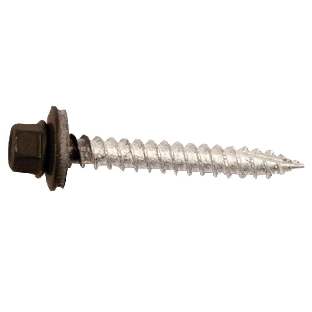 1-1/2 in. Wood Burnished Slate Screw (250-Bag)
