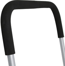 Load image into Gallery viewer, CASL Brands Heavy-Duty Rolling Snow Pusher with 6-Inch Polypropylene Wheels and Adjustable Aluminum Handle - Wheeled Snow Plow-Style Back Saver Snow Shovel - 26-Inch Blade