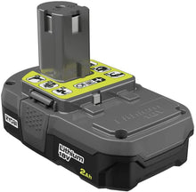 Load image into Gallery viewer, Ryobi P163 18V OnePlus Lithium 2.0Ah Compact Battery and Charger Upgrade Kit includes a P118 Charger and P190 Battery