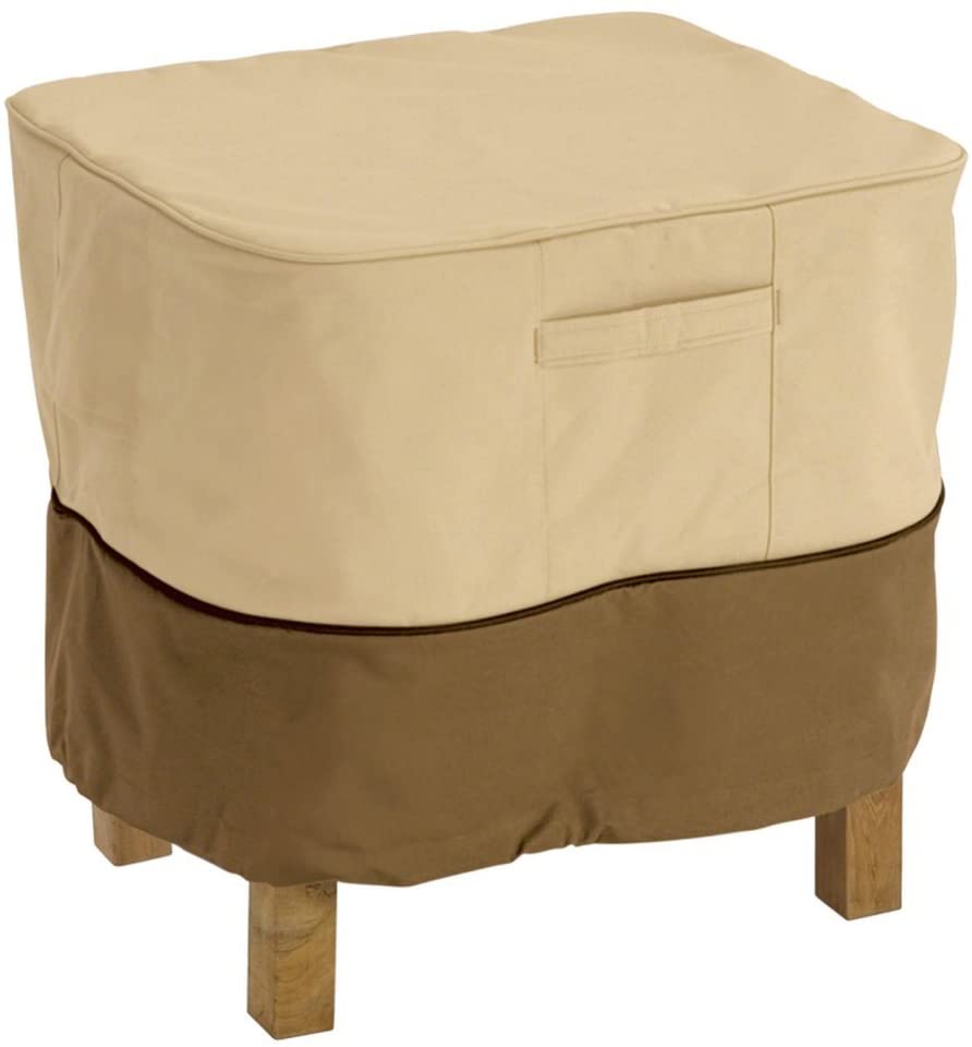Classic Accessories Veranda Ottoman/Side Table Cover Small