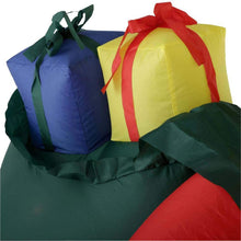 Load image into Gallery viewer, Inflatable Grinch Steals Christmas in Santa Suit with Sack 8 ft. H x 4.23 ft. W