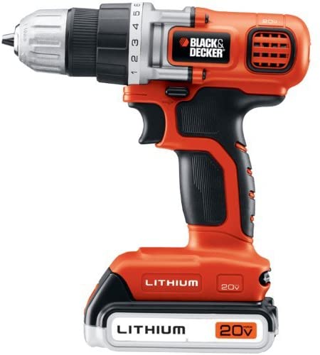 Black & Decker Drill Driver 20 V 0-650 Rpm Li-Ion