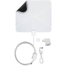 Load image into Gallery viewer, Winegard FL5500A FlatWave Amped Digital HD Indoor Amplified TV Antenna (4K Ready / ATSC 3.0 Ready / High-VHF / UHF), 50 Mile Long Range