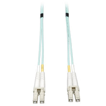 Load image into Gallery viewer, Tripp Lite Fiber Optic Duplex Patch Cable. 2M 10GB DUPLEX FIBER MMF LC/LC 50/125 LSZH AQUA PATCH FIBER. LC Male - LC Male - 6.56ft - Aqua Blue