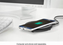 Load image into Gallery viewer, Insignia 5W Qi Certified Wireless Charging Pad for iPhone/Android - Black - Model NS-MWPC5CU