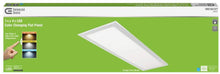 Load image into Gallery viewer, Commercial Electric 1 ft. x 4 ft. 50-Watt Dimmable White Integrated LED Edge-Lit Deco Panel Ceiling Flushmount Light with Color Changing CCT