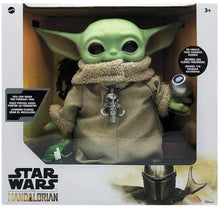 Load image into Gallery viewer, Star Wars The Child Baby Yoda The Mandalorian with 4 Accessories 12" Tall