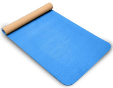 Load image into Gallery viewer, Life Energy 5 mm EkoSmart Cork Yoga Mat with Yoga Strap