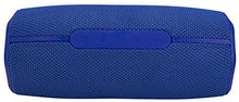 Load image into Gallery viewer, iLive Portable Bluetooth Waterproof Speaker, 7.87 x 3.43 x 3.5 Inches, Includes Micro-USB to USB Cable, Blue (ISBW348BU)