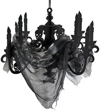 Load image into Gallery viewer, Amscan 670455 Haunted Mansion Candelabra with Gauze 16 1/4&quot; x 23&quot; 1 ct