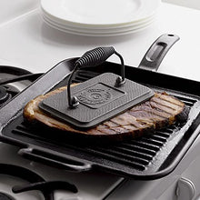 Load image into Gallery viewer, Lodge Logic Pre-Seasoned Rectangular Cast-Iron Grill Press