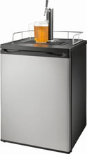 Load image into Gallery viewer, Insignia - 5.6 Cu. Ft. 1-Tap Beverage Cooler Kegerator - Stainless steel