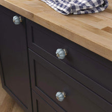 Load image into Gallery viewer, Ceramic Pumpkin Cabinet Knob (Gray)