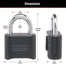 Load image into Gallery viewer, Master Lock 178D Set Your Own Combination Lock, 1 Pack, Black