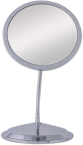 Double Vision™ Gooseneck Vanity/Wall Mount Mirror 5X/10X Magnification, Made in the USA