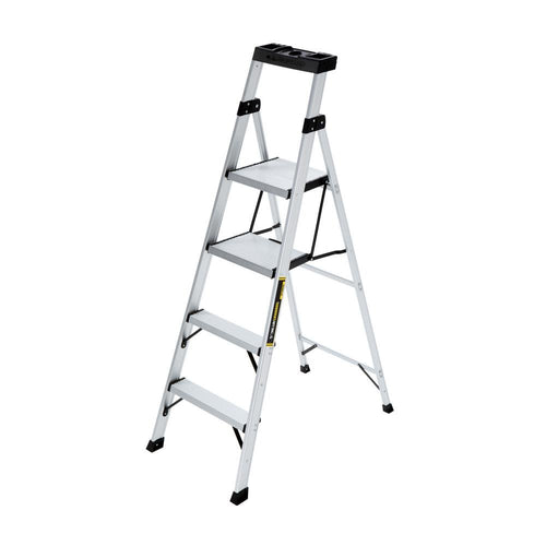Gorilla Ladders 5.5 ft. Aluminum Hybrid Ladder with 250 lb. Load Capacity Type I Duty Rating