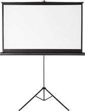 Load image into Gallery viewer, Projector Screen 75&quot; Tripod - Black/White