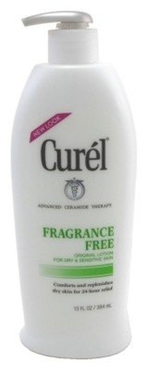 Curel Daily Moisture Fragrance-Free Lotion For Dry Skin 13 oz (Pack of 4)