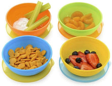 Load image into Gallery viewer, Munchkin 43877 4 Bowls/Lids 2 Spoons Love-A-Bowls Set